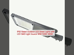 IP65 derecelendirilmiş LED sokak lambaları ile LED SMD ışık kaynağı 30W 150W 300W