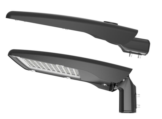 Siyah Ayarlanabilir Adaptör 30W - 150W Dış Mekan LED Sokak Lambaları Park İçin Yüksek Lümen