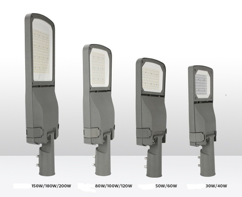Smart City 80W Sokak Lambası Armatürleri Yüksek Lümen Braketi Ayarlanabilir 150lm / W