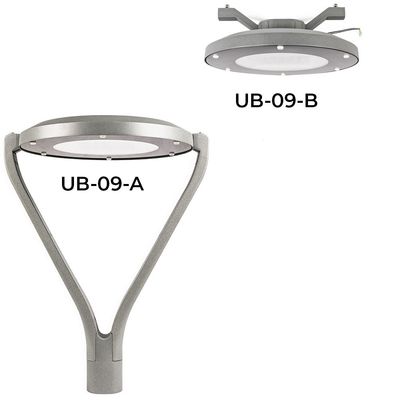 Öldürme dökme Alüminyum Led Pole Top Light 30w 40w 60w 90w 100w Bahçe Aydınlatma direği montajlı armatür