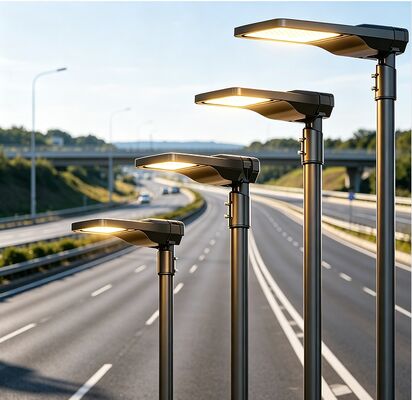 130lm/W 6500K Dış Mekan LED Sokak Lambaları 30W 50W 80W 100W 120W 150W 200W 250W IP66 IK09 5 yıl garanti zaga