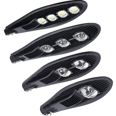 Sandy Siyah / Gümüş 120 W IP66 COB Sokak Işık Alüminyum Konut 720x280x95mm